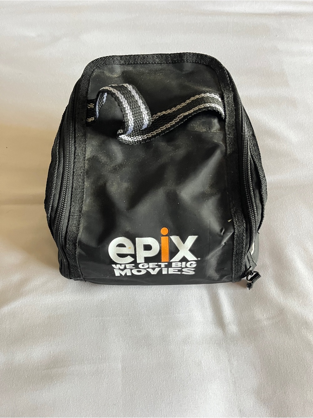 Epix Black Insulated Mini Cooler Lunch Bag Travel Tote Lightweight Zip Storage